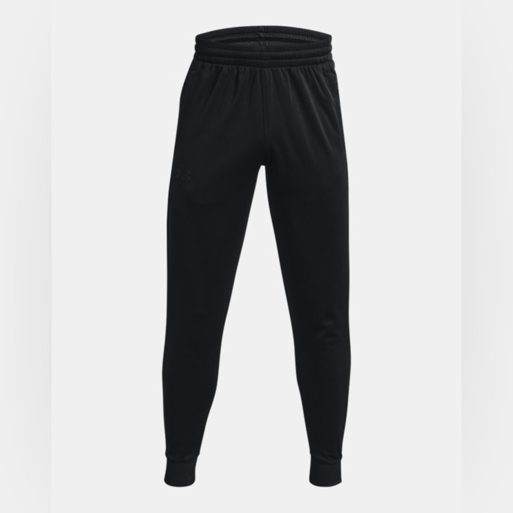 Under Armour black fleece joggers.